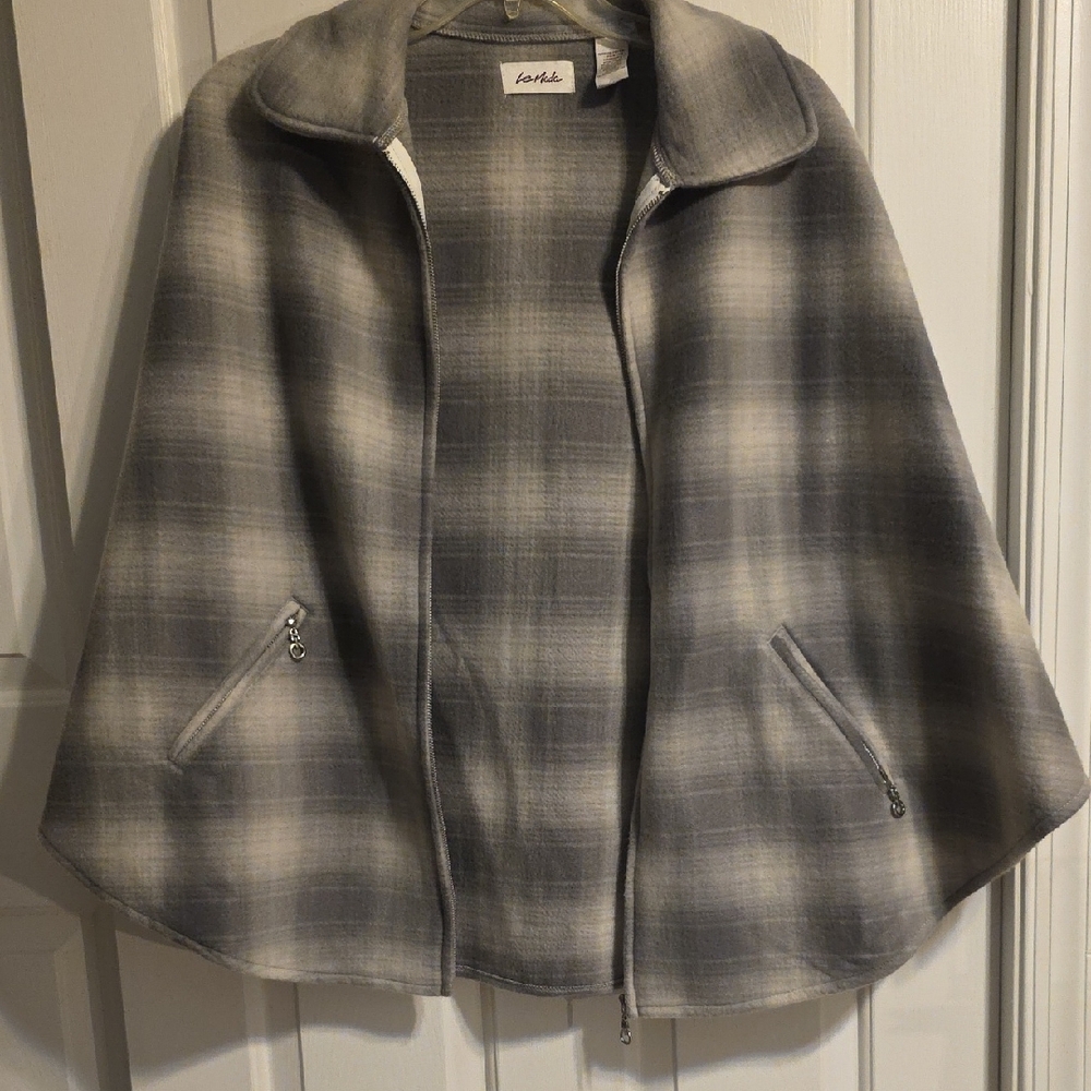 Moda Gray Textured Jacket - Picture 7 of 9